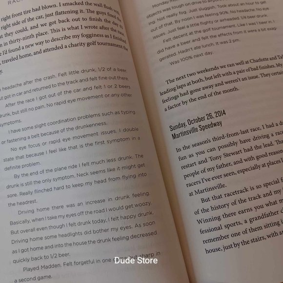 Racing to the Finish: My Story - Hardcover By Dale Earnhardt Jr. 2018 Hardcover - Picture 3 of 5